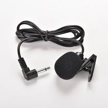 Mini 3.5mm microfone clipe ativo com mini usb adaptador de áudio mic externo cabo para go pro herói 3 + 4 esportes câmera computador portátil 2024 - compre barato