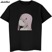 Darling In The Franxx 2 Men's T-Shirt Clothing Tops Tees Printed Men T Shirt Summer Short Sleeve Cotton Shirts Harajuku 2024 - buy cheap