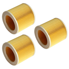 3 peças de saco de filtro de poeira de reposição de ar, filtro hepa para karcher wd2.250 wd3.200 mv2 mv3 wd3, filtro de peças de aspirador de pó 2024 - compre barato