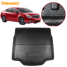 Buildreamen2 For Buick Verano Sedan 2015 2016 2017 2018 Car Rear Trunk Mat Floor Carpet Tail Tray Boot Mud Tail Cargo Pad 2024 - buy cheap