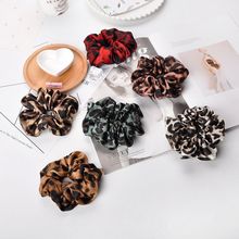 1pcs Leopard Rubber Band Soft Women Winter Hair Band Vintage Velvet Scrunchies Ring Elastic Bobble Sports Dance Hair Bands 2024 - buy cheap