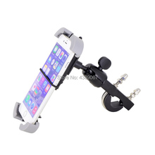 Universal Motorcycle Handle Bar Rail Mount Phone Holder Cradle Stand for 4-5.5 Inch Mobile Phones and GPS 2024 - buy cheap