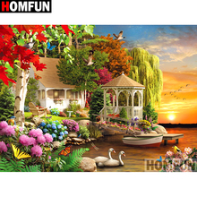 HOMFUN Full Square/Round Drill 5D DIY Diamond Painting "landscape" Embroidery Cross Stitch 5D Home Decor A01696 2024 - buy cheap