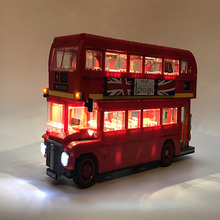 Led-светильник Lego technic 10258, комплект строительных блоков для автобусов, совместимых с 21045 игрушками, светильник для автобусов 2024 - купить недорого