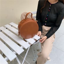 NEW Round Crossbody Bags For Women 2019 New PU Leather Messenger Shoulder Bag Chain Handbags Ladies Travel Purses and Handbag 2024 - buy cheap