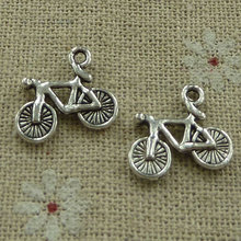 300 pieces tibetan silver bike charms 16x14mm #3523 2024 - buy cheap
