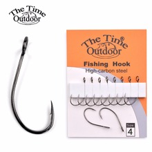 High Carbon Steel Fishing Baits Hook Carp Hook With Ring Fish Hooks For Fishing Bait Barded Hooks 10pcs 2024 - buy cheap