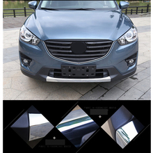 На передний бампер для автомобильного стайлинга протектор головы бампер Накладка порога для Mazda Cx-5 Cx5 2012 2013 -2016 автомобильные хромированные аксессуары из АБС-пластика, 1 шт. 2024 - купить недорого