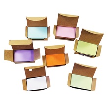 100 Pcs/set Colorful Kraft Paper blank Message Cards Memo pad Party Gift Thank You Graffit Label Bookmarks Learning Words Cards 2024 - buy cheap