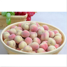 100pc artificial mini peach fake fruit faux food for house kitchen party wedding artificial flower 2024 - buy cheap
