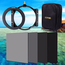 Zomei 150*100mm ND ND2 ND4 ND8 ND16 Neutral Density square filter holder 16 pieces case adapter ring 67mm 72mm 77mm 82mm 2024 - buy cheap