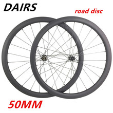 Rodas de carbono 700c para bicicleta, 100x12 142x12, 50x25mm, disco tubular de carbono, rodas de bicicleta de estrada, transversal 2024 - compre barato