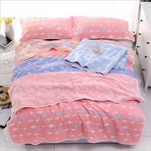 6 Layers Muslin Cotton Blanket Baby Blankets Quilt  Muslin Swaddle Baby Cotton Blanket Infant Wrap Infant Kids Bedding 150*200cm 2024 - buy cheap