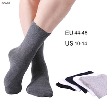 Fcare 10PCS=5 pairs 46, 47, 48 big cotton plus size socks large big size heren sokken grote maat dress business socks 2024 - buy cheap