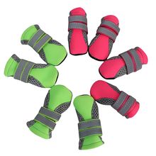4pcs/set Outdoor Waterproof Nonslip Anti-stain Dog Cat Socks Booties Shoes Wth Rubber Sole Pet Paw Protector 2024 - buy cheap