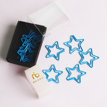 Star Bookmark Cute Color Paper Clip Special Clip Shool Stationary Office Clip Paperclips Metal Clip Metal 2024 - buy cheap