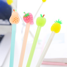 24 Pcs Creative Fruit Pie Neutral Pen Student Stationery Cute Cartoon Writing Black Signature Pen Office Supplies 2024 - buy cheap