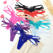 CP025 10 pcs/lot Sexy Underwear Ladies Lingerie Summer Seamless Panties Lace Transparent Thongs G-string Tempting Underpants 2024 - buy cheap