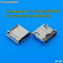 ChengHaoRan-conector de carga Micro USB para Samsung Galaxy Tab 3, 7,0, I9200, I9205, P5200, T211, T235, T311 2024 - compra barato