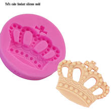 3D Crowns Shape Silicone Mould Fondant Mold Chocolate Sugar Lace Molds cake decorating tools F0784 2024 - buy cheap