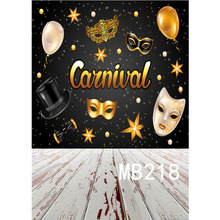 LB-mascarilla de Carnaval de poliéster y vinilo, suelo de madera estilo antiguo, Fondo de fotografía para recién nacido, decoración de fondo de estudio 2024 - compra barato