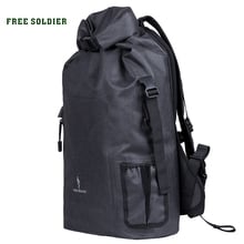 FREE SOLDIER outdoor sports camping hiking tactical military men's backpack climbing 600D oxford roll top waterproof bag 2024 - buy cheap