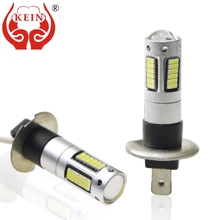 KEIN 2PCS 6000K H1 led fog Lamp h3 led car bulbs 4014 30SMD HD DRL External daytime driving running fog h1 Lights Vehicle 12V 2024 - buy cheap