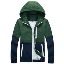 Jaqueta de acampamento masculina primavera outono outwear caminhadas jaquetas blusão masculino venda quente casaco fino casacos com capuz S-XXXL 2024 - compre barato