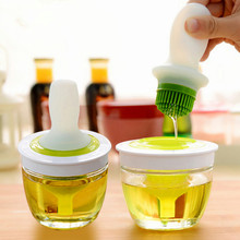 2pcs/set Silicone Brush Barbecue Brush Baking  Brush BBQ Oil Brush Kitchen Oil Bottle 2024 - buy cheap