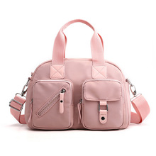 New Ladies Fashion Waterproof Oxford Tote Bag Casual Nylon Shoulder Bag Large Capacity Shopping Crossbody bag pink/black/purple 2024 - buy cheap