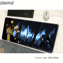 Morkomtal-mousepad com estampa de morcego, 800x400x2mm, tapete grosso para computador, acessórios para jogos, com teclado 2024 - compre barato