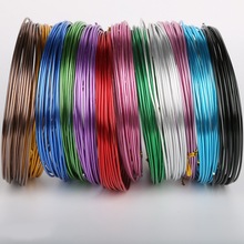 Aluminum Wire 3M Anadized Soft Metal Floristry Wire Cord DIY Jewelry Craft Making Versatile Painted Ni & Pb free-10gauge (2.5mm) 2024 - buy cheap
