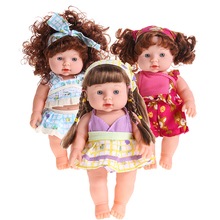 30cm Reborn Doll Baby Soft Vinyl Silicone Lifelike Newborn Baby Dolls Speaking Toy for Children Birthday Christmas Gift 2024 - buy cheap