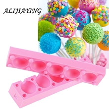 2Pcs/set Silicone Lollipop Mould Pop Cupcake Chocolate Lollipop Cake Mold Sugar Craft Molds DIY Cake D0457 2024 - buy cheap