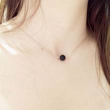 Pendant Necklaces Jewelry Gold Black color simple short chain  for women statement clavicle necklace torque gift X222 2024 - buy cheap