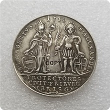 Thaler 1739-s. lambertvs: s. alexander copiar moedas comemorativas-réplica moedas medalhas colecionáveis 2024 - compre barato