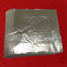 100pcs/pack Imitation silver Leaf 14*14CM transfer leaf pure aluminum leaf for gilding free shipping 2024 - buy cheap
