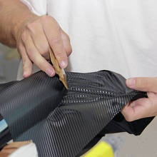 FEELWIND 30 см x 127 см 3D углеродное волокно виниловая пленка обертывания Водонепроницаемая устойчивая к царапинам углеродная пленка наклейки 2024 - купить недорого