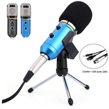 MK-F200TL microfone profissional usb microfone condensador para gravação de vídeo karaoke rádio estúdio microfone para computador pc 2024 - compre barato