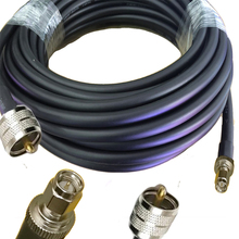 UHF PL259 Plug male to SMA male Connector RF Coax Pigtail Antenna Cable LMR400 Ham Radio 50cm 1m 2m 3m 5m 10m 15m 20m 2024 - buy cheap