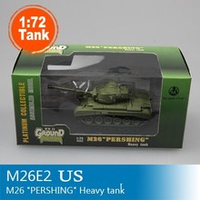 Modelo de tanque a escala Magic Power 1:72, tanque pesado de EE. UU. M26, tanque permanente terminado, tanque estático 36202, Colección DIY 2024 - compra barato