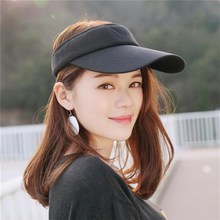 2018 Visor Hat Summer Women's Sun Brand Hat sun hats  Adjustable Size Viseira Beanies Beach Empty Top men Cap Unisex sunhat 2024 - buy cheap