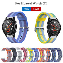 22MM 20MM Nylon Sport Band For Huawei Watch GT Samsung Galaxy Watch Active/46MM/42MM/Gear S3 Watchband Strap for Amazfit BIP 2024 - buy cheap