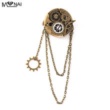 Fashion Lolita Girls Watch Gear Tassels Hairpin Hair Clip Cog Chains Steampunk Headwear Vintage Gothic Accessories 2024 - buy cheap