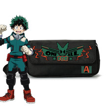 Anime My Hero Academia Large Pencil Bag Cartoon Multi-function Stationery Storage Bags Canvas Pen Bags Make up Cosmetic Bag 2024 - buy cheap