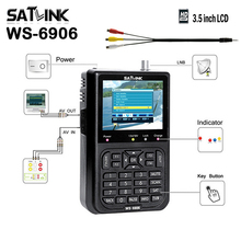 Satlink WS-6906 lnb DVB-S цифровой ресивер fta спутниковый измеритель сигнала EPG 3,5 дюймов ЖК-дисплей Дисплей искатель ws6906 спутниковый искатель 2024 - купить недорого