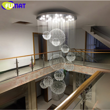 FUMAT Crystal K9 Modern Pendant Ceiling Lamps Sun Moon Star Ball Lights Lighting Luxury Fixture Living Room Home Deco Chandelier 2024 - buy cheap