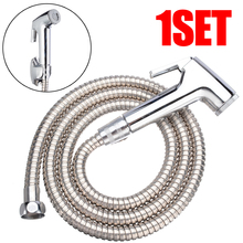 1 Set Portable Handheld Bidet Sprayer Shower Head Toilet Shattaf Adapter Wall Bracket Kit Bathroom Fixture 2024 - buy cheap