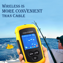 Marino GPS cebo de pesca eco Sounder instrumento de pesca pantalla alarma 100M portátil Sonar LCD buscador de peces de alta definición 2024 - compra barato