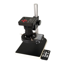 Microscópio digital com câmera + suporte de microscópio para reparo de pcb, 21mp, hd1080p, 60fps, 2k, 2100w, hdmi, usb, + 8x-130x 2024 - compre barato